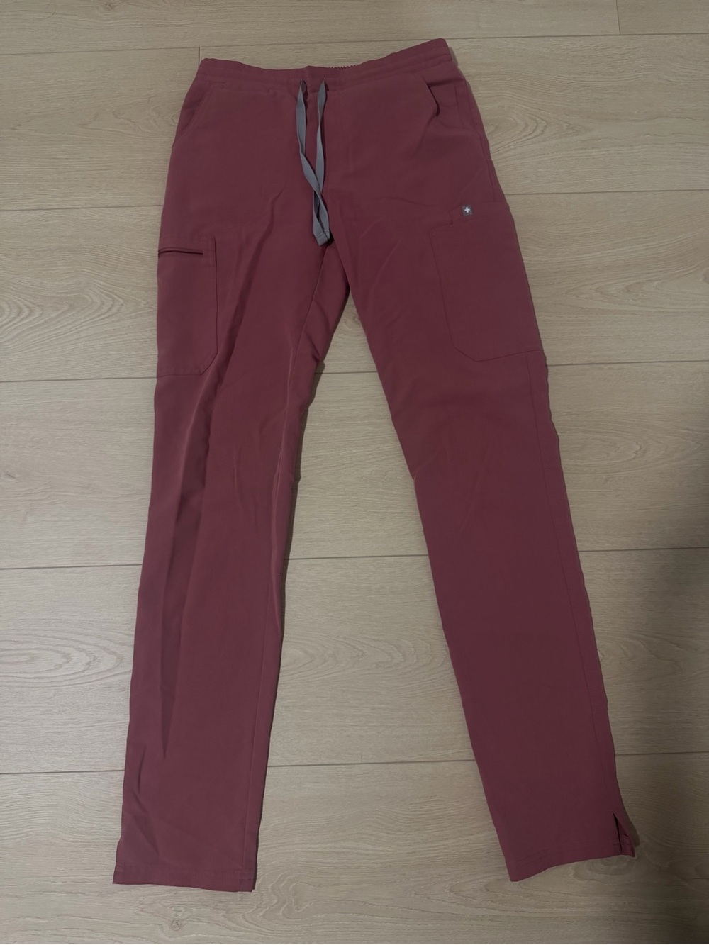 Figs Straight-Leg Scrub Pants - Dusty Pink